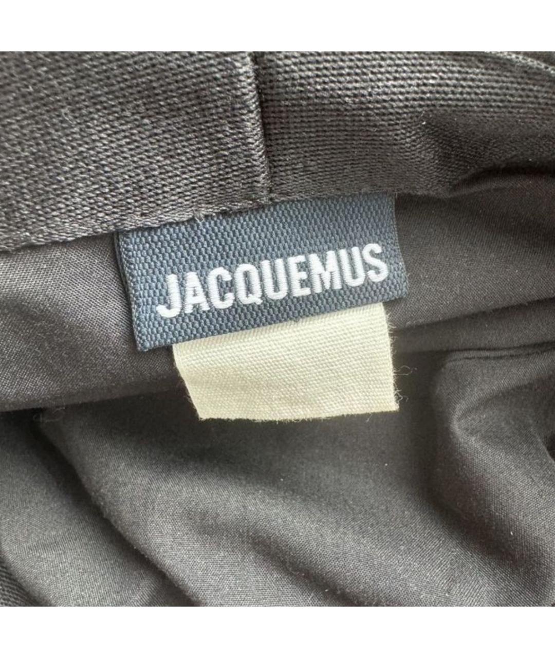 JACQUEMUS Черная хлопковая панама, фото 3