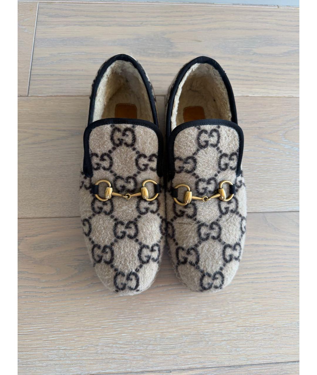 GUCCI Коричневые лоферы, фото 4