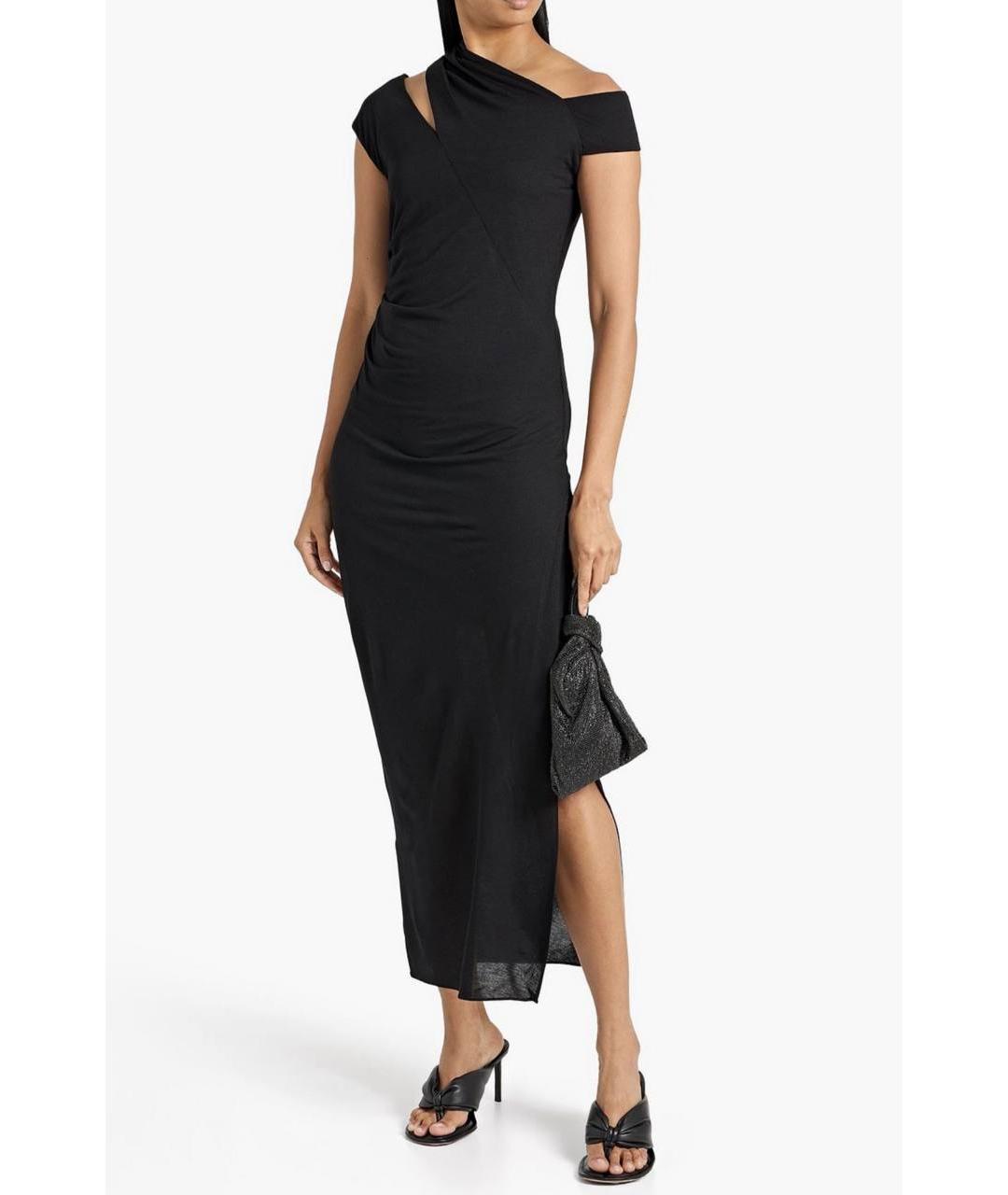 HELMUT LANG Черное повседневное платье, фото 2