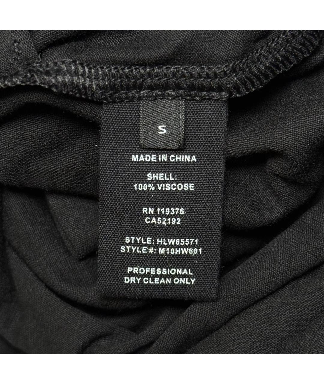 HELMUT LANG Черное повседневное платье, фото 5