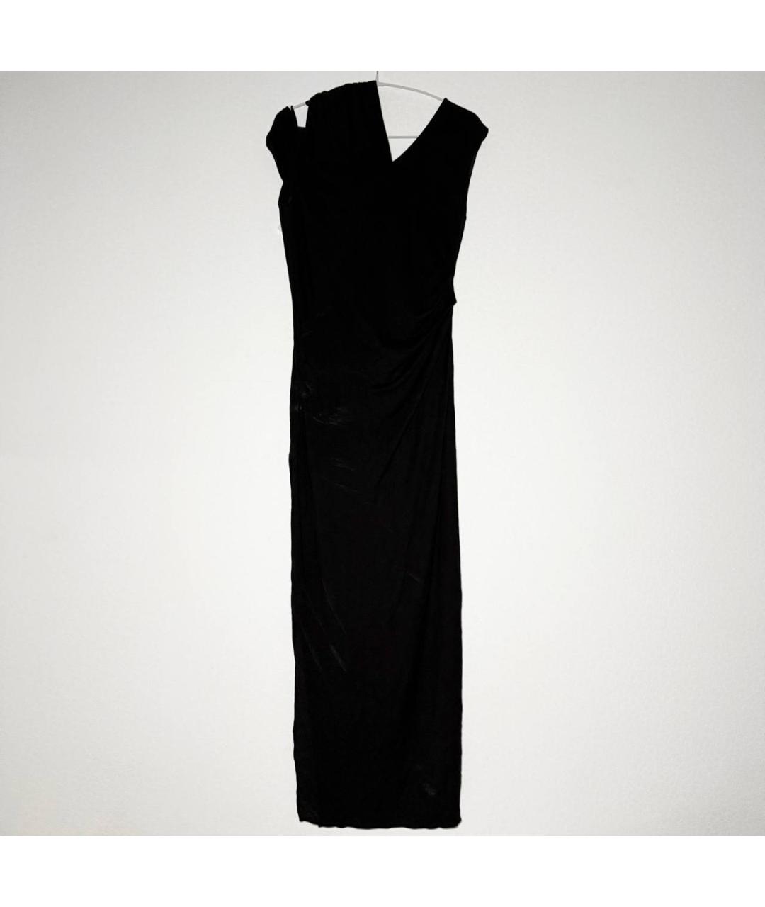 HELMUT LANG Черное повседневное платье, фото 8