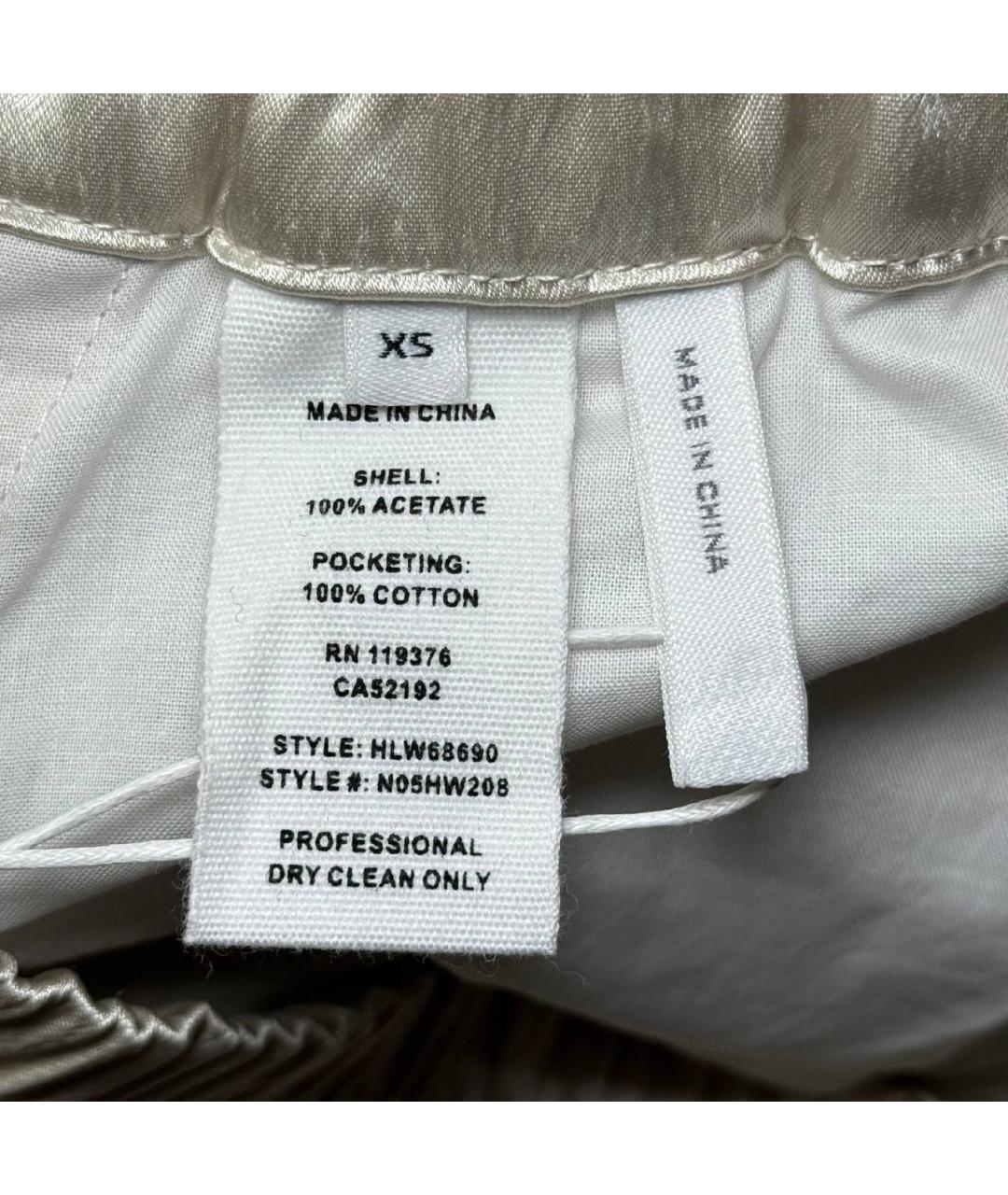 HELMUT LANG Бежевые шорты, фото 4