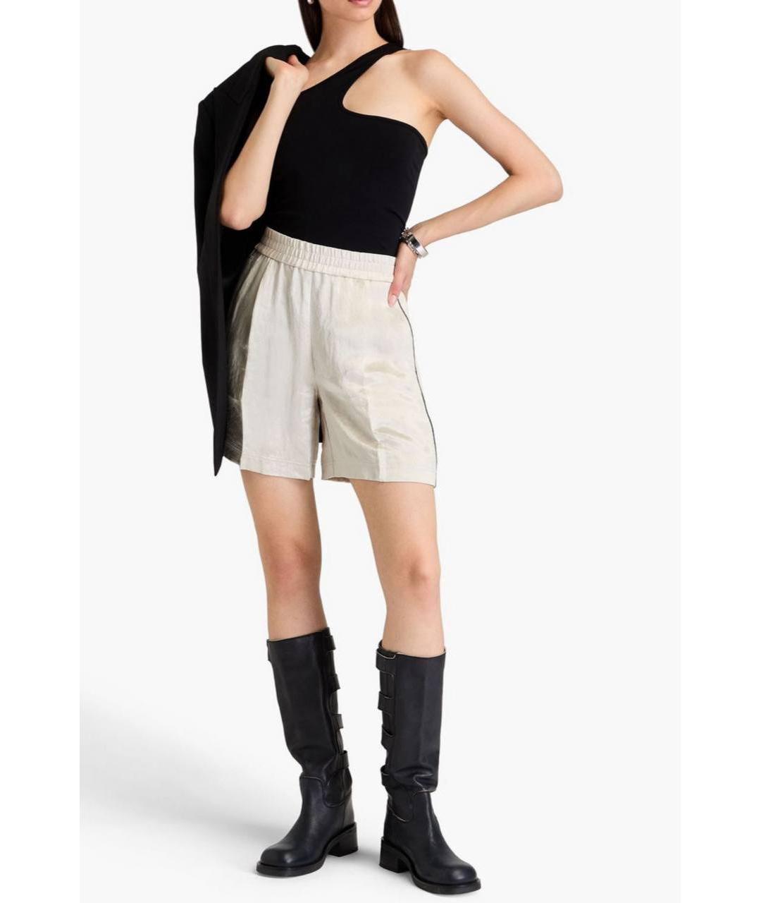 HELMUT LANG Бежевые шорты, фото 6