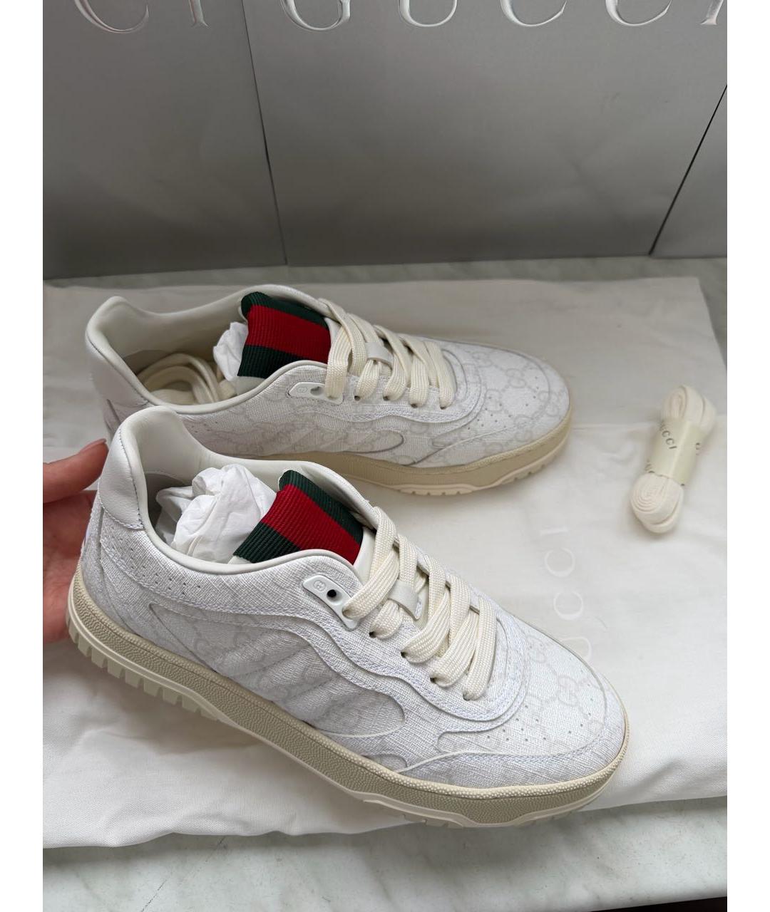 GUCCI Белые кеды, фото 2