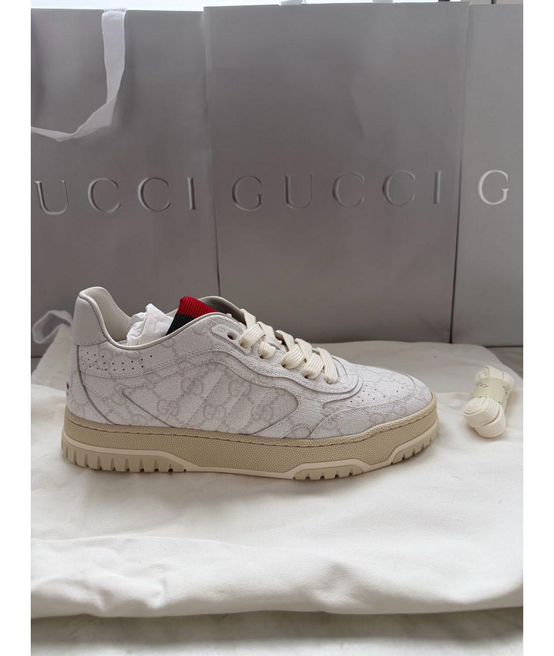 GUCCI Белые кеды, фото 5