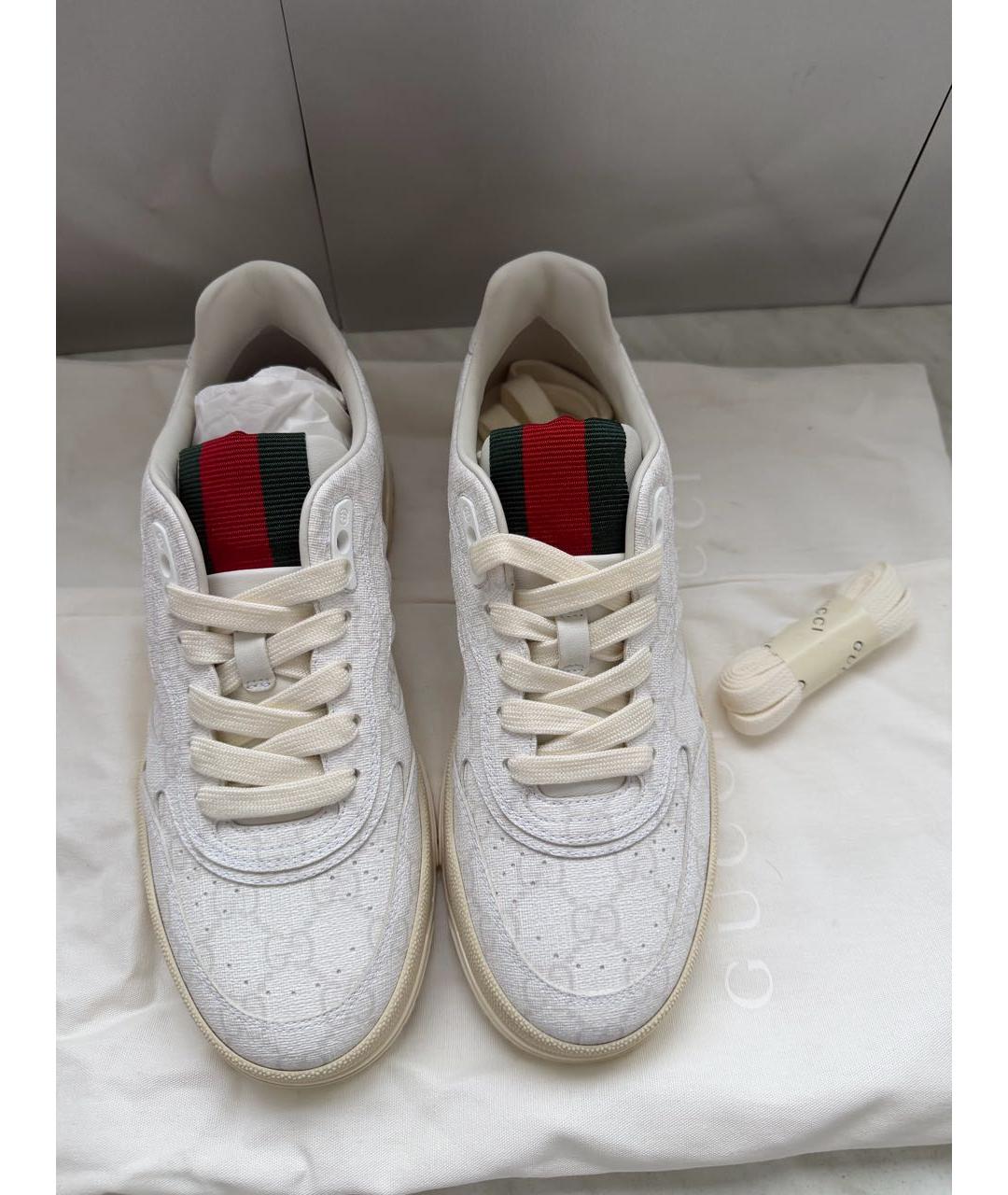 GUCCI Белые кеды, фото 3