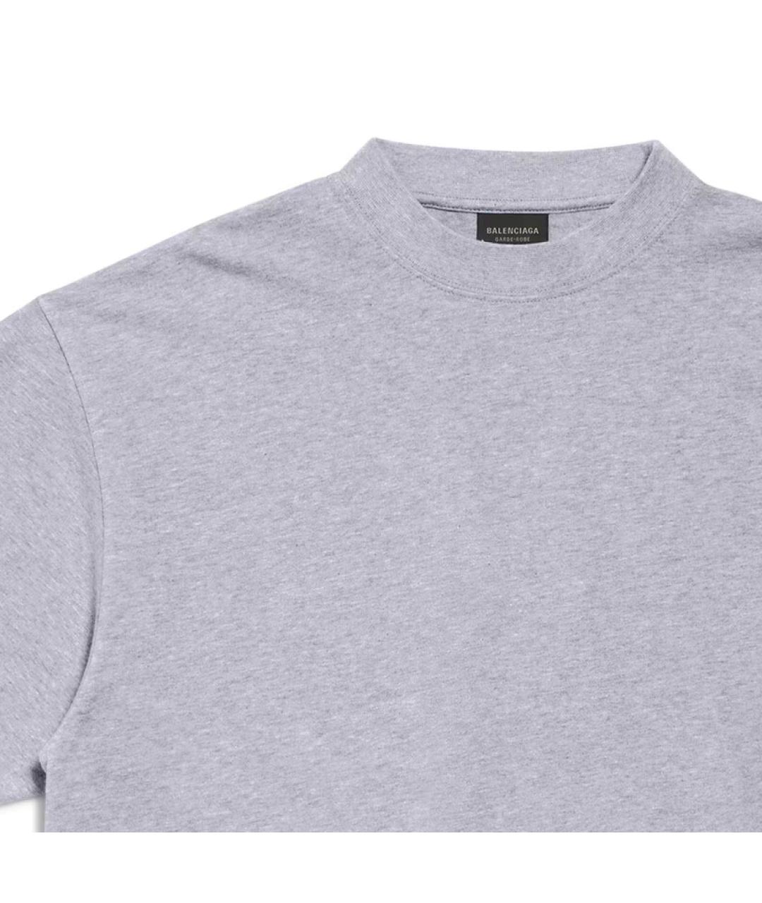 BALENCIAGA Фиолетовая футболка, фото 3