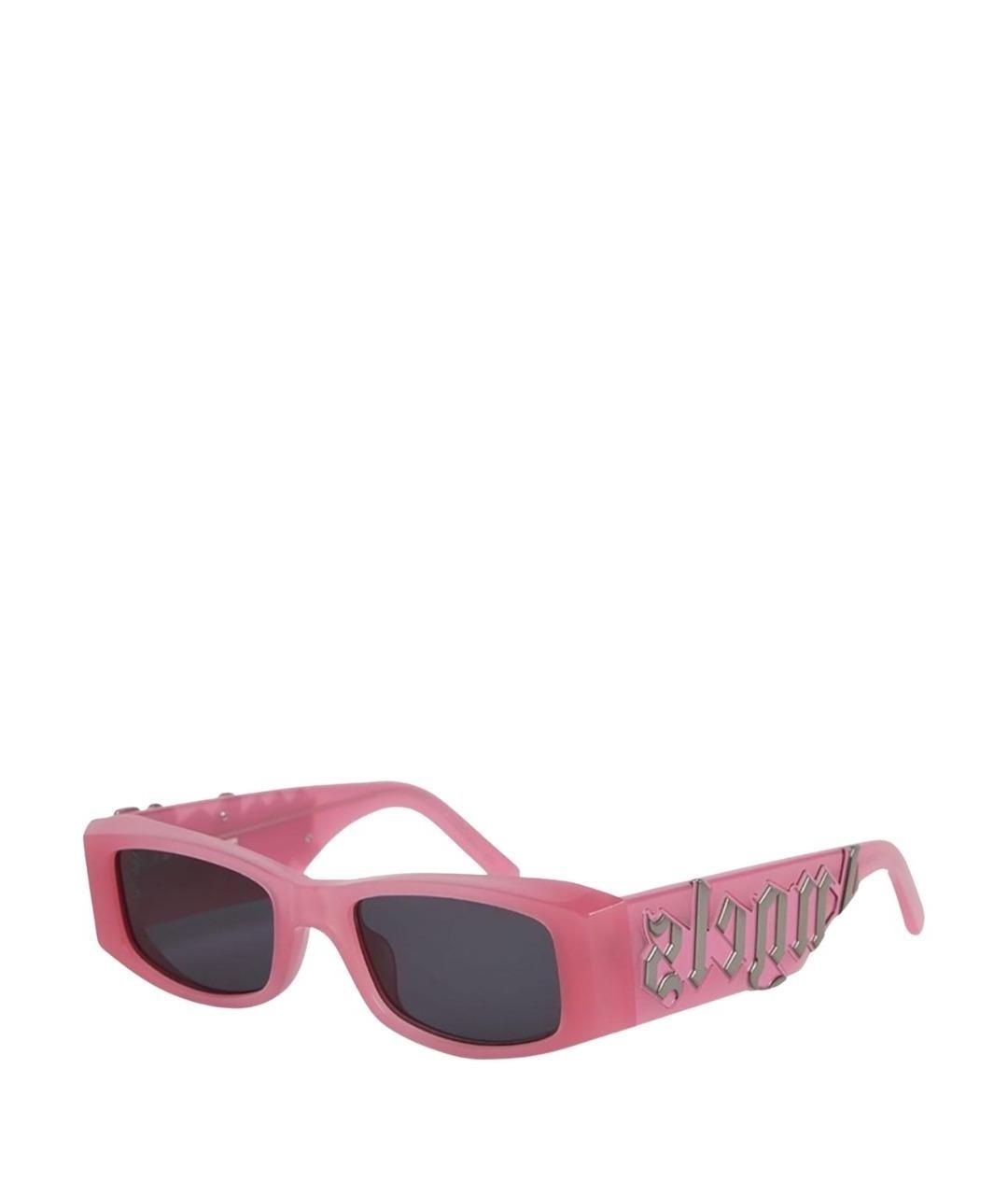PALM ANGELS Розовые пластиковые солнцезащитные очки, фото 1