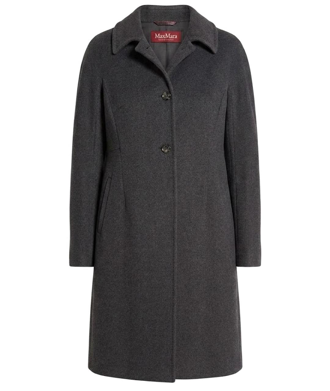 MAX MARA STUDIO Коричневое шерстяное пальто, фото 1