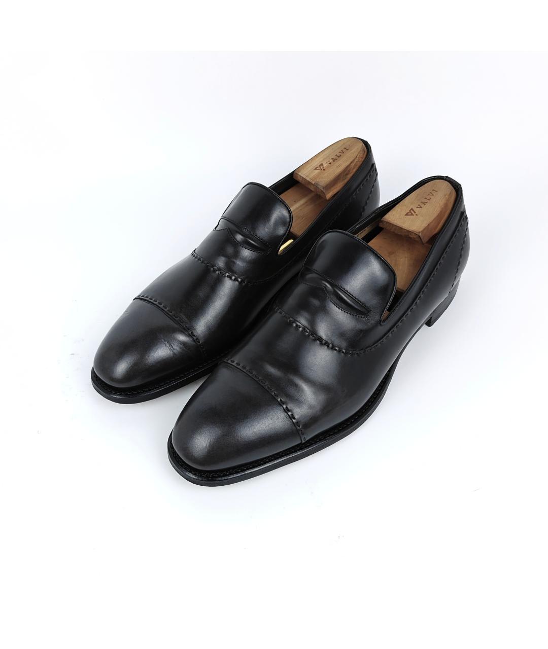 BRIONI Черные кожаные лоферы, фото 7