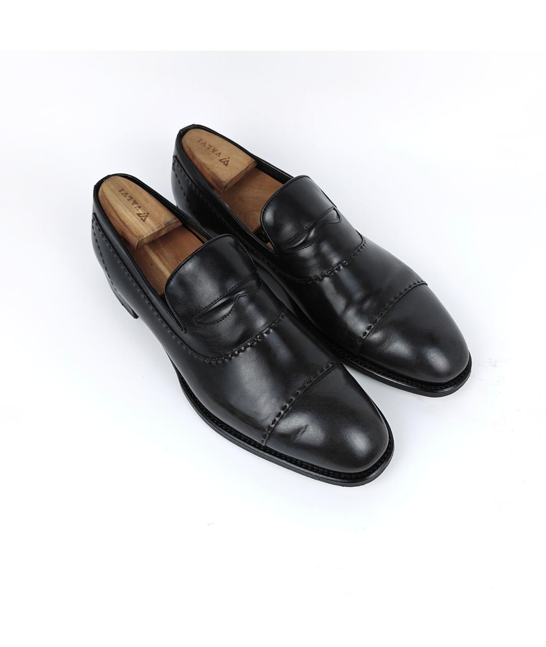 BRIONI Черные кожаные лоферы, фото 3