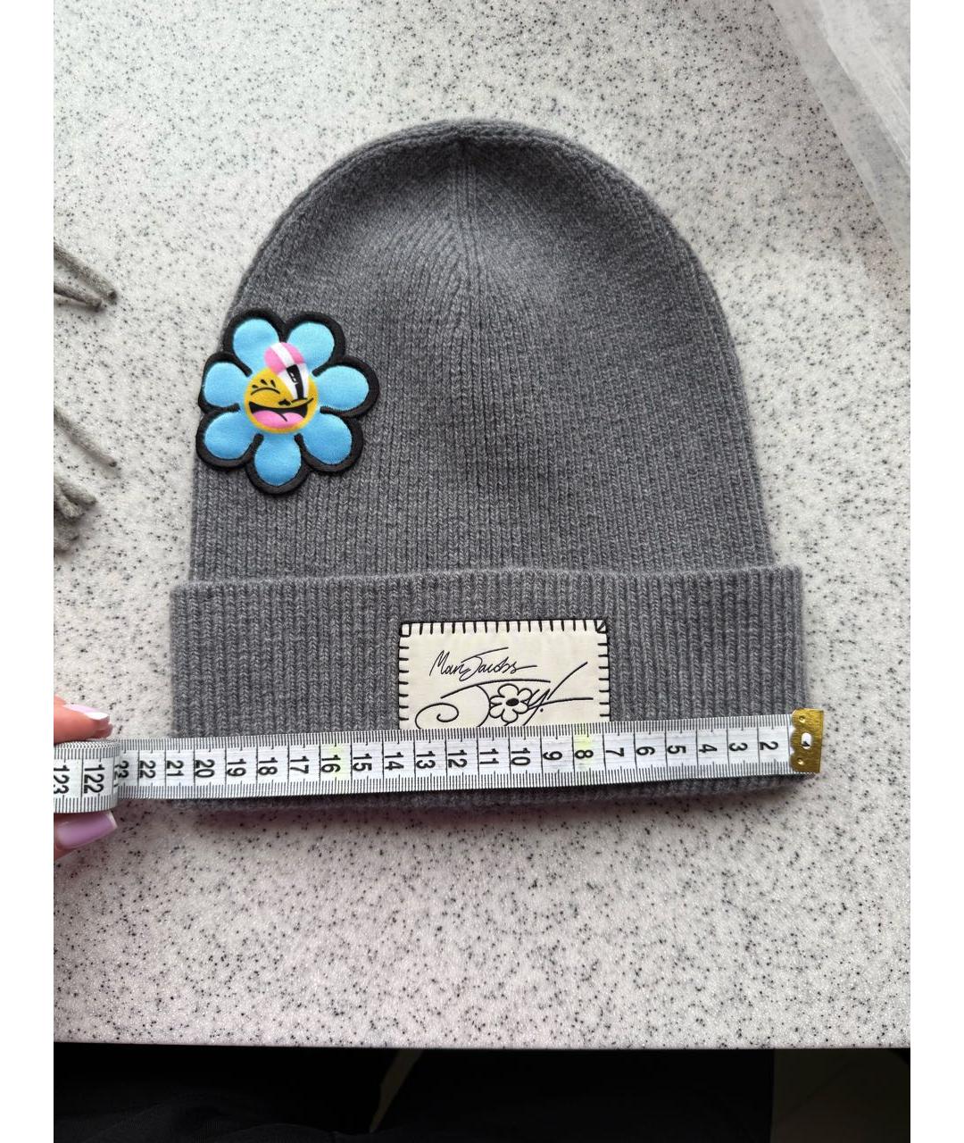 MARC JACOBS Серая шерстяная шапка, фото 3
