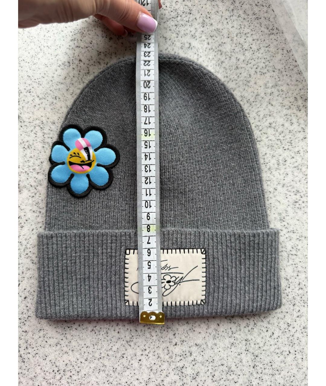 MARC JACOBS Серая шерстяная шапка, фото 2