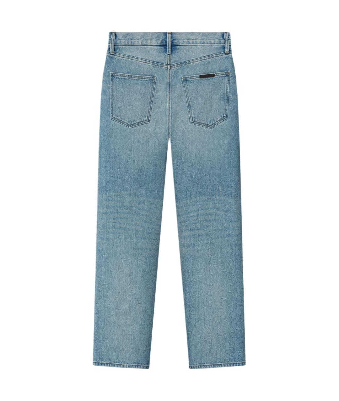 FEAR OF GOD ESSENTIALS Синие прямые джинсы, фото 2