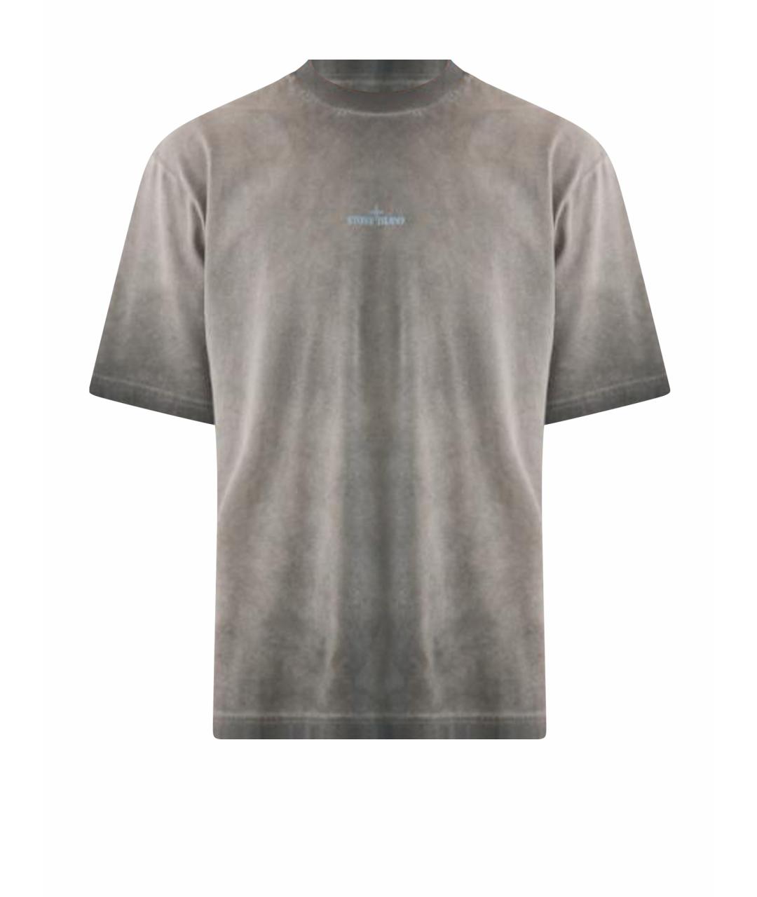 STONE ISLAND Серая футболка, фото 1