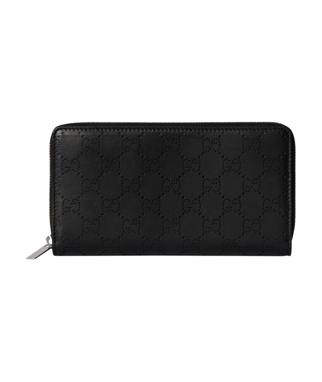 GUCCI Черный кожаный кошелек, фото 1