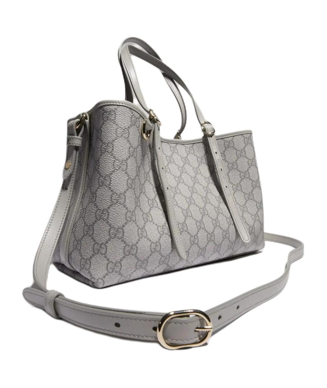 GUCCI Серая сумка через плечо, фото 3