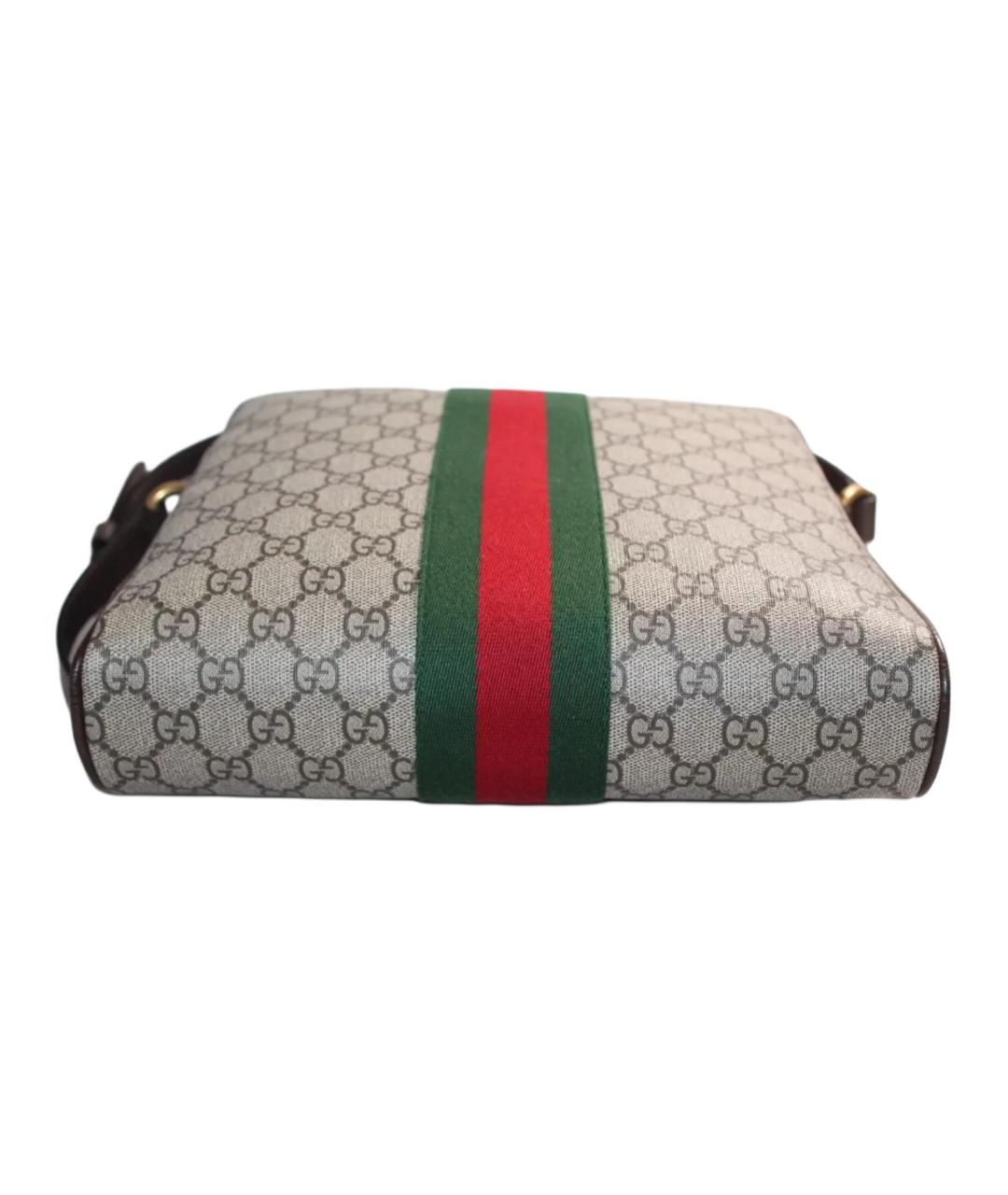GUCCI Коричневая сумка через плечо, фото 3