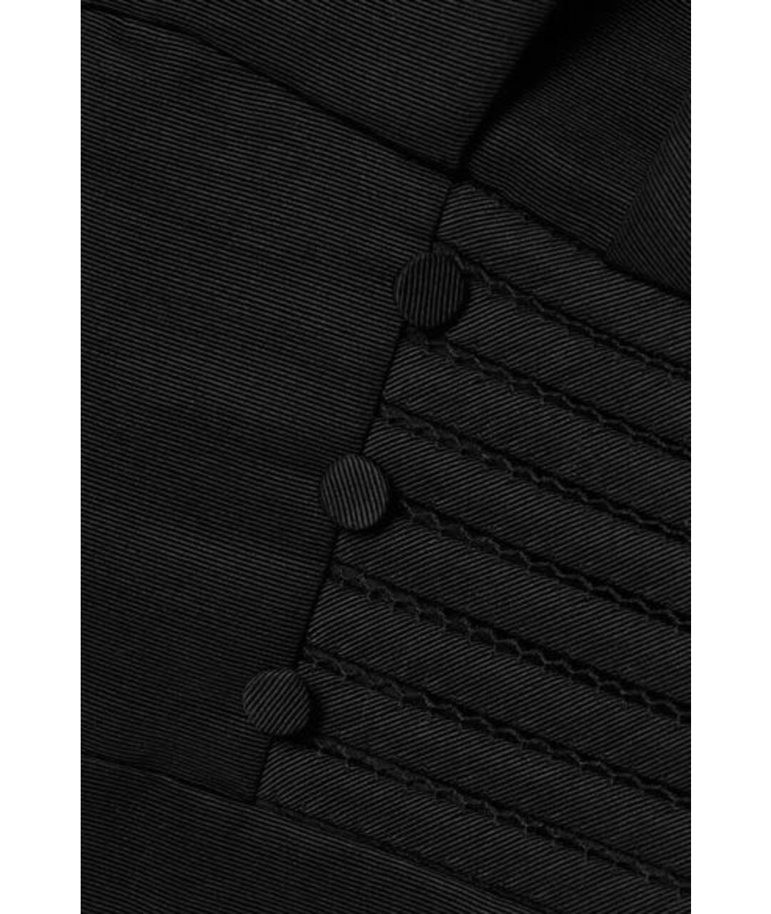 SELF-PORTRAIT Черная полиэстеровая футболка, фото 4