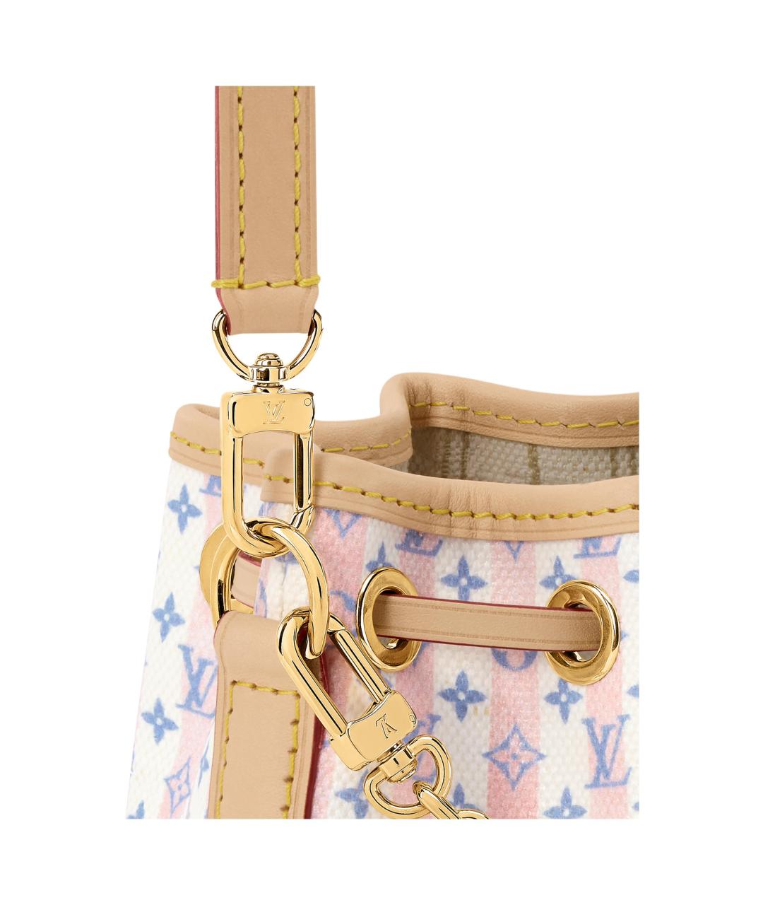 LOUIS VUITTON Белая сумка через плечо, фото 5