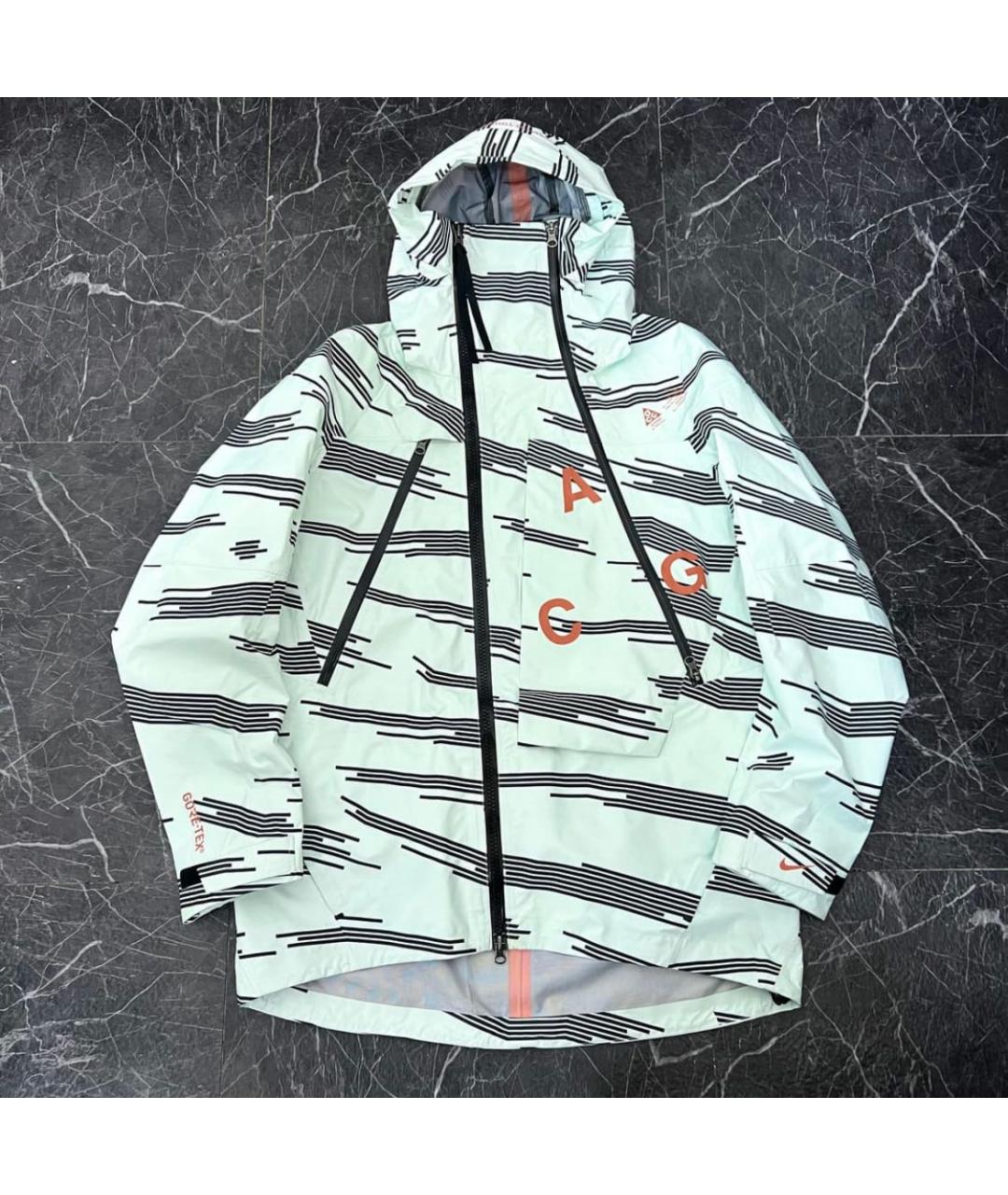 NIKE ACG Белая полиэстеровая куртка, фото 9