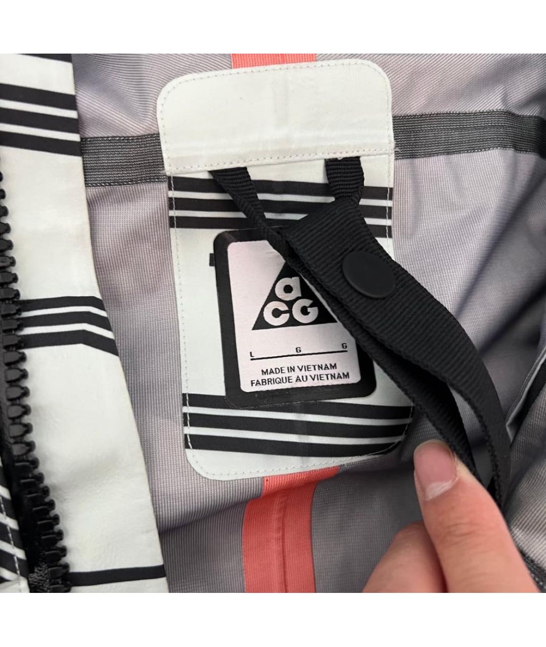 NIKE ACG Белая полиэстеровая куртка, фото 3