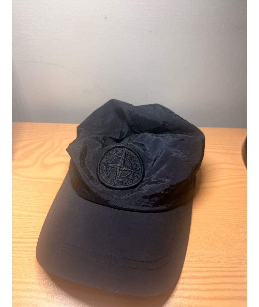 STONE ISLAND Черная кепка/бейсболка, фото 3