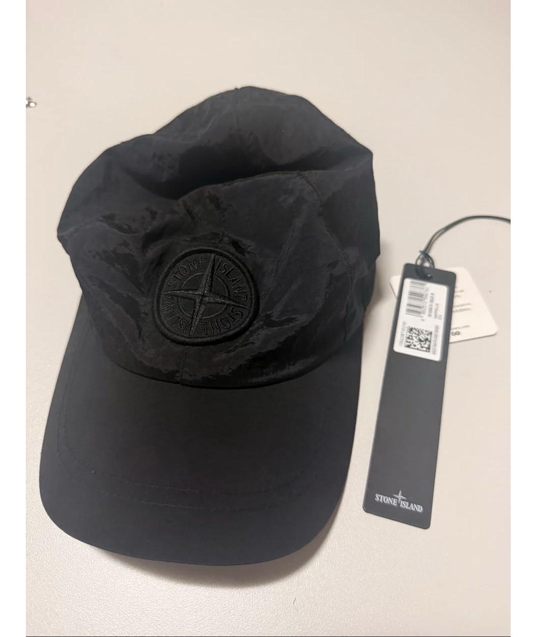 STONE ISLAND Черная кепка/бейсболка, фото 5