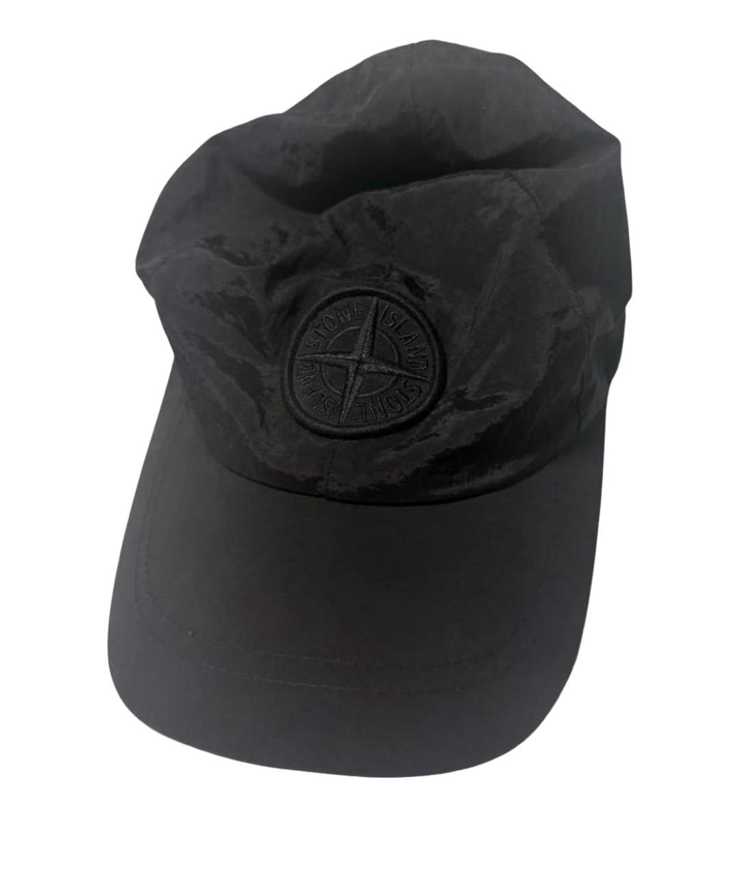 STONE ISLAND Черная кепка/бейсболка, фото 1