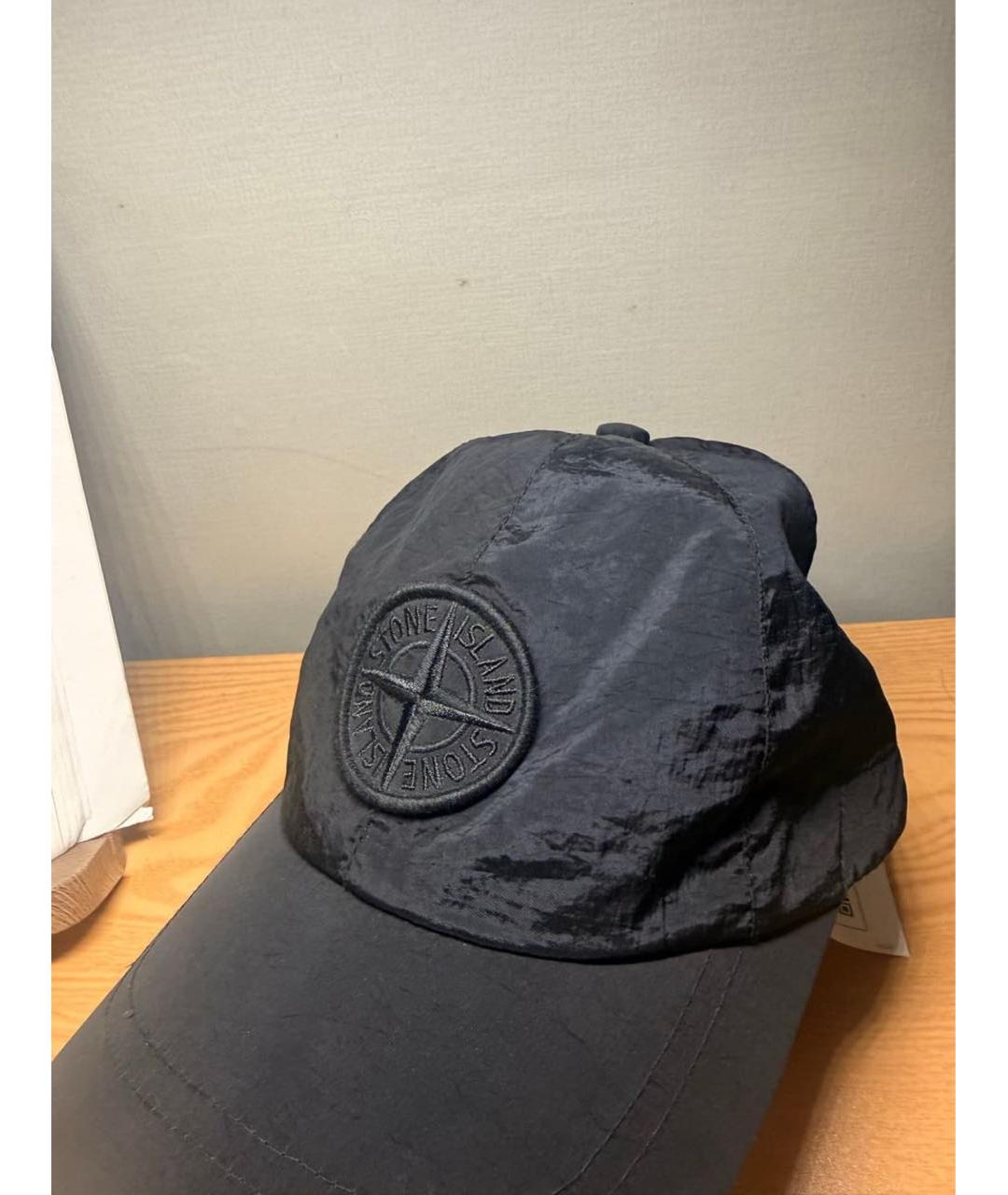 STONE ISLAND Черная кепка/бейсболка, фото 2