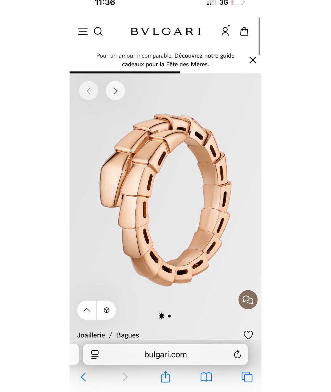 BVLGARI Золотое кольцо из розового золота, фото 4
