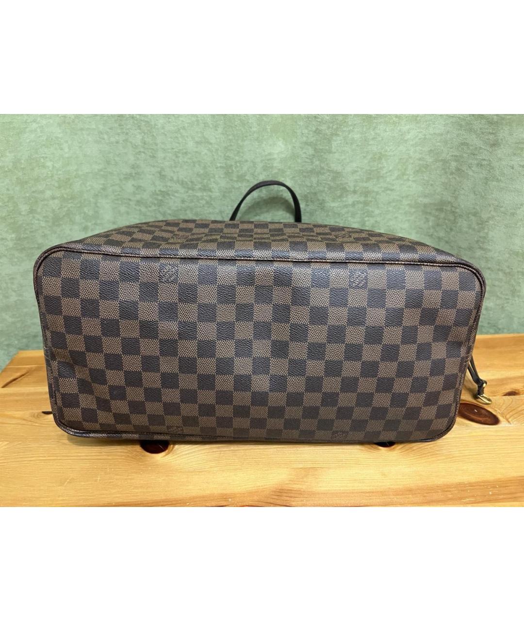 LOUIS VUITTON Коричневая сумка тоут, фото 5