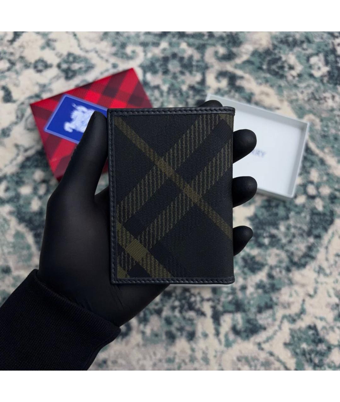 BURBERRY Кожаный кардхолдер, фото 3