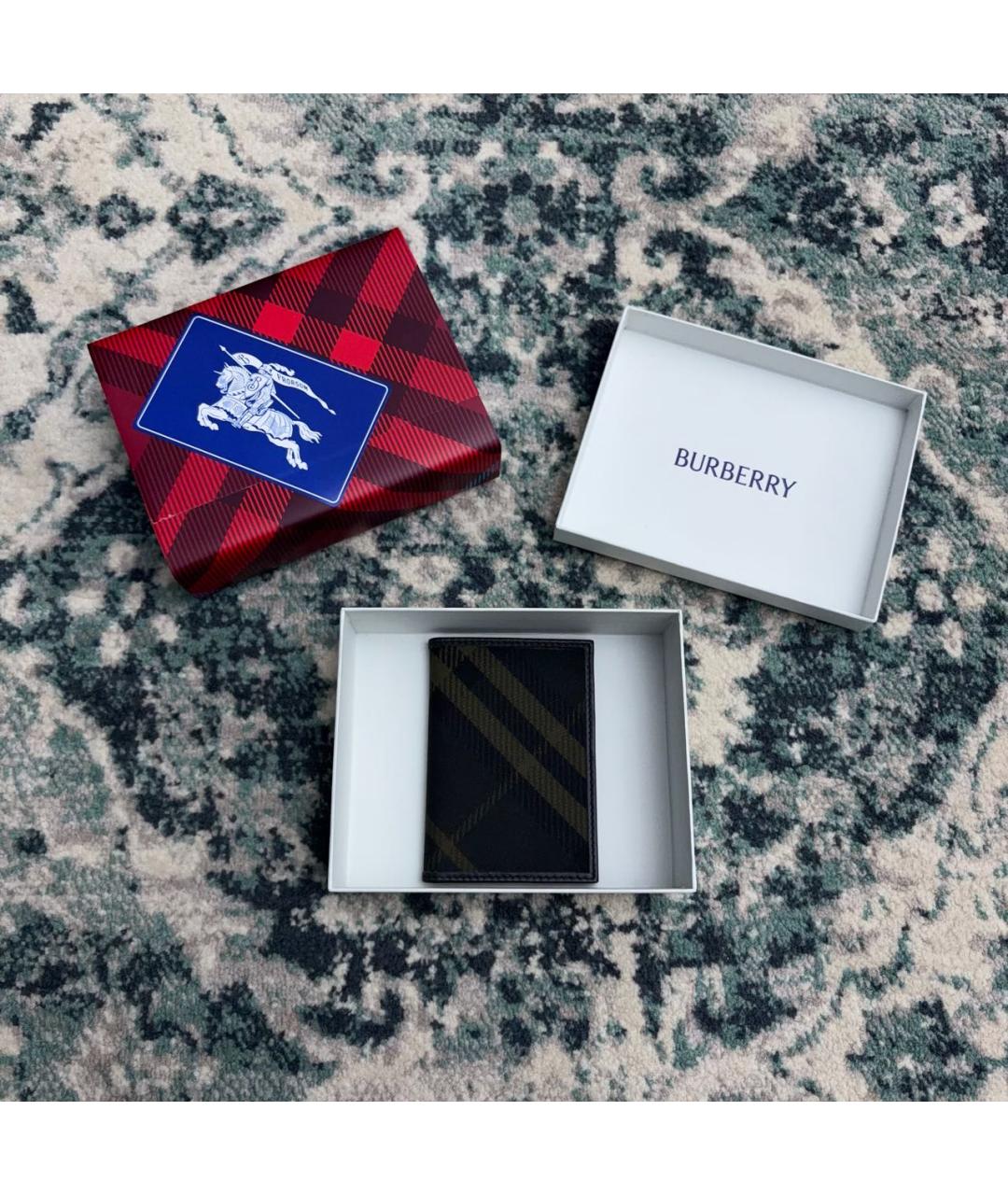 BURBERRY Кожаный кардхолдер, фото 2