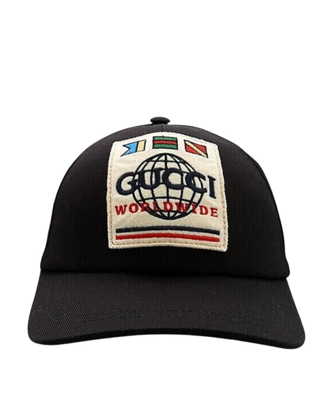 GUCCI Черная кепка, фото 1