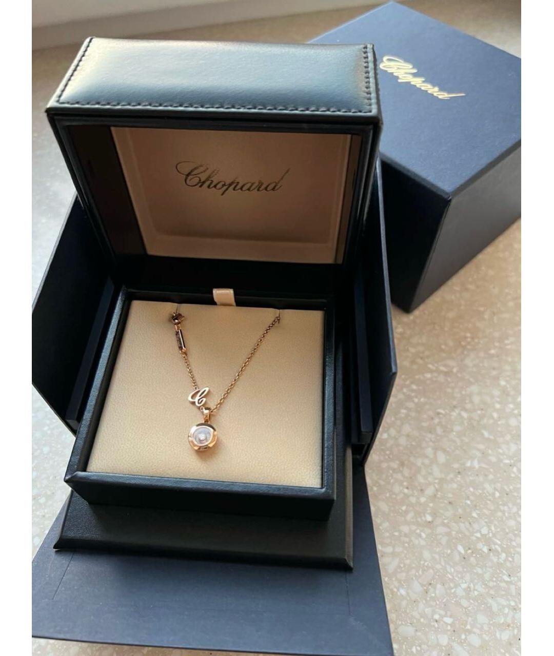 CHOPARD Золотая подвеска из розового золота, фото 3