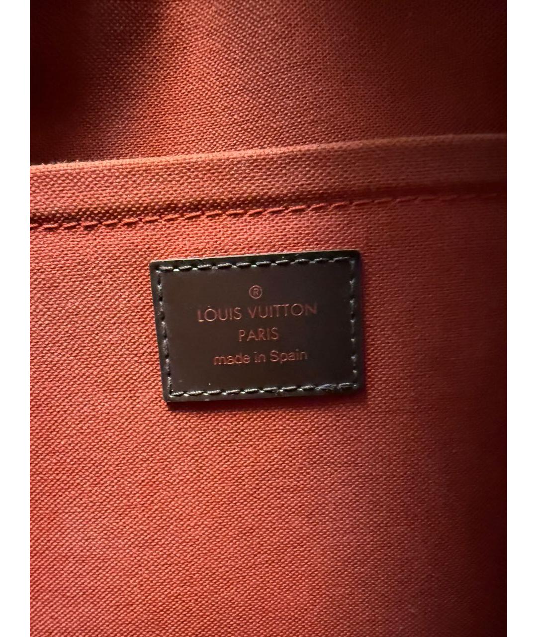 LOUIS VUITTON Коричневая сумка с короткими ручками, фото 5