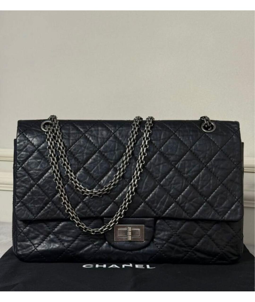 CHANEL Черная кожаная сумка через плечо, фото 5