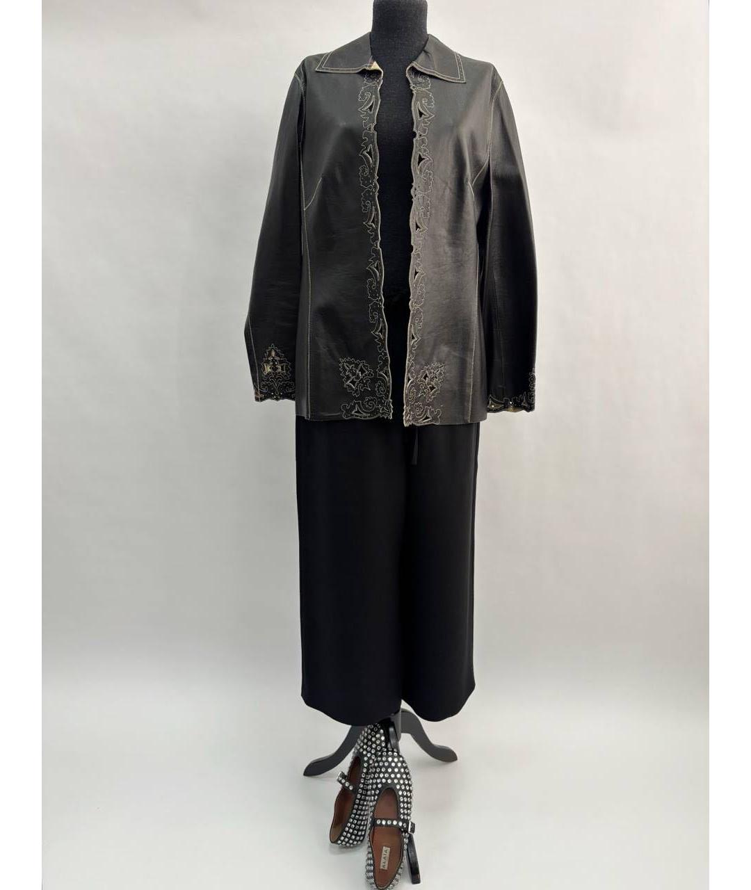 VALENTINO Черные брюки широкие, фото 6