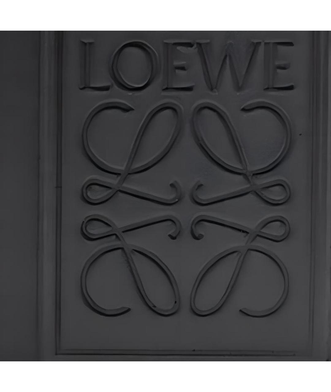 LOEWE Черный кожаный кардхолдер, фото 4