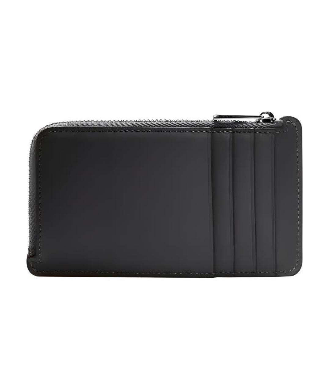 LOEWE Черный кожаный кардхолдер, фото 2