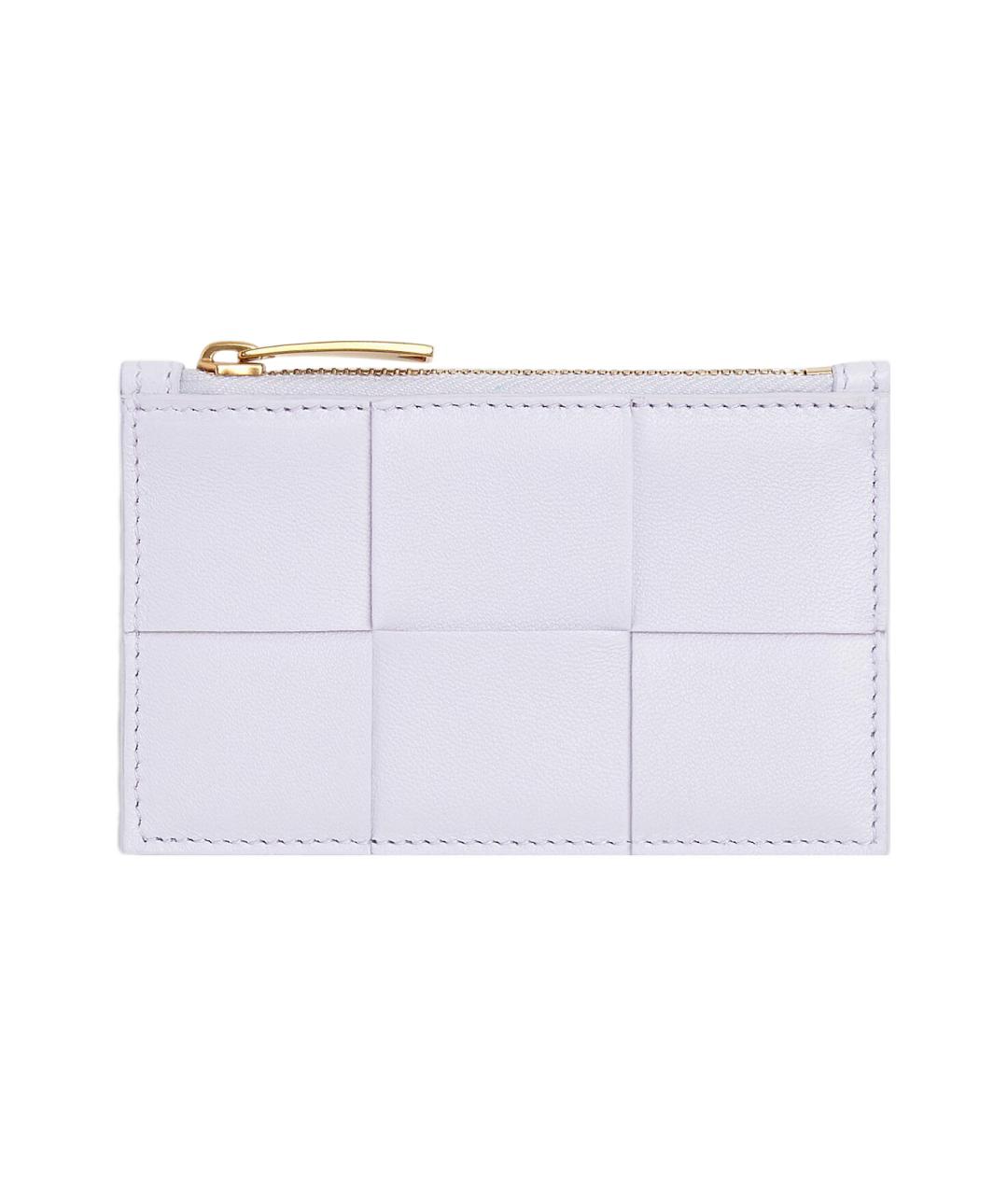 BOTTEGA VENETA Фиолетовый кожаный кошелек, фото 1