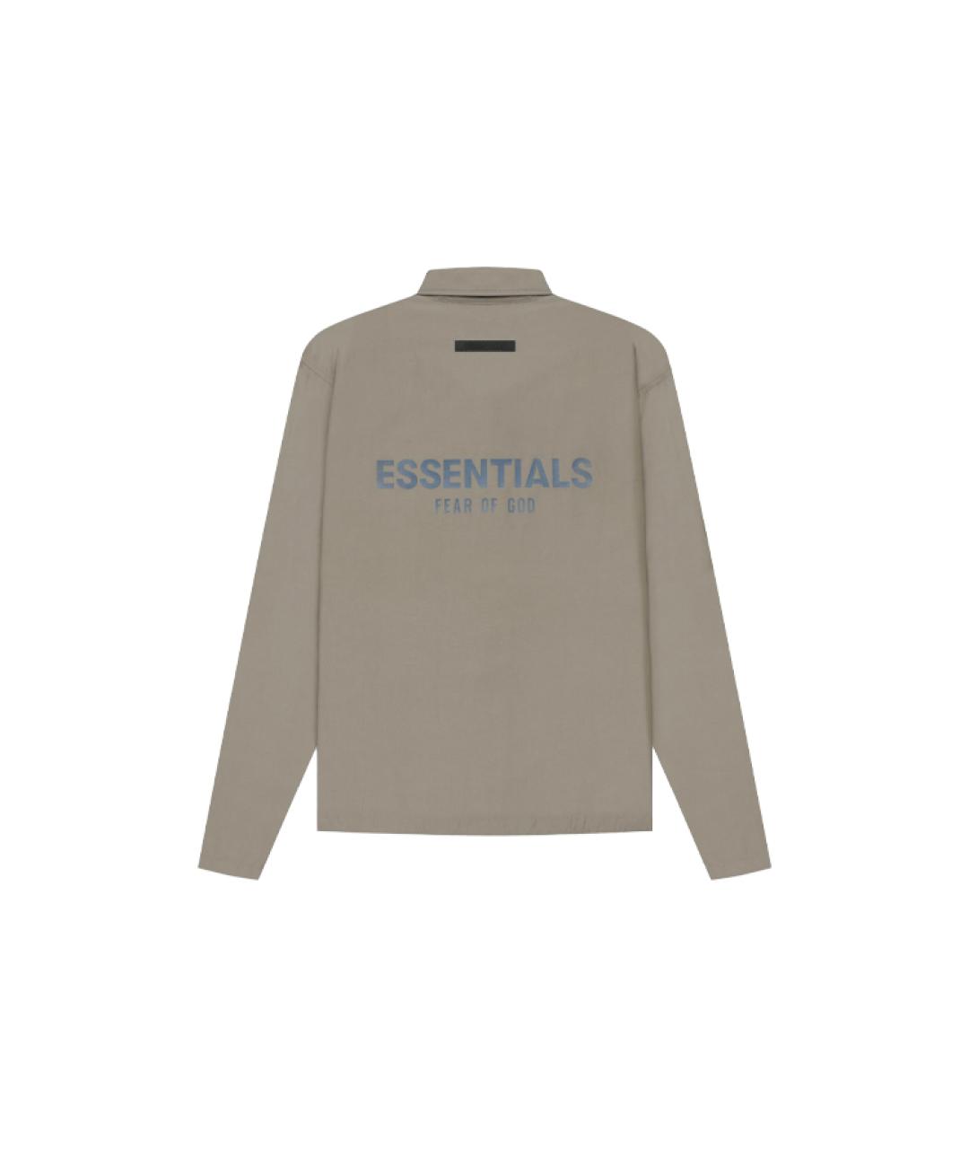 FEAR OF GOD ESSENTIALS Коричневая куртка, фото 2
