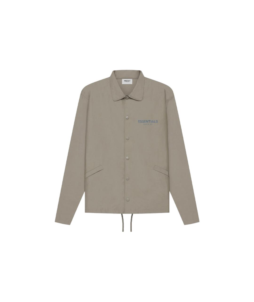 FEAR OF GOD ESSENTIALS Коричневая куртка, фото 3