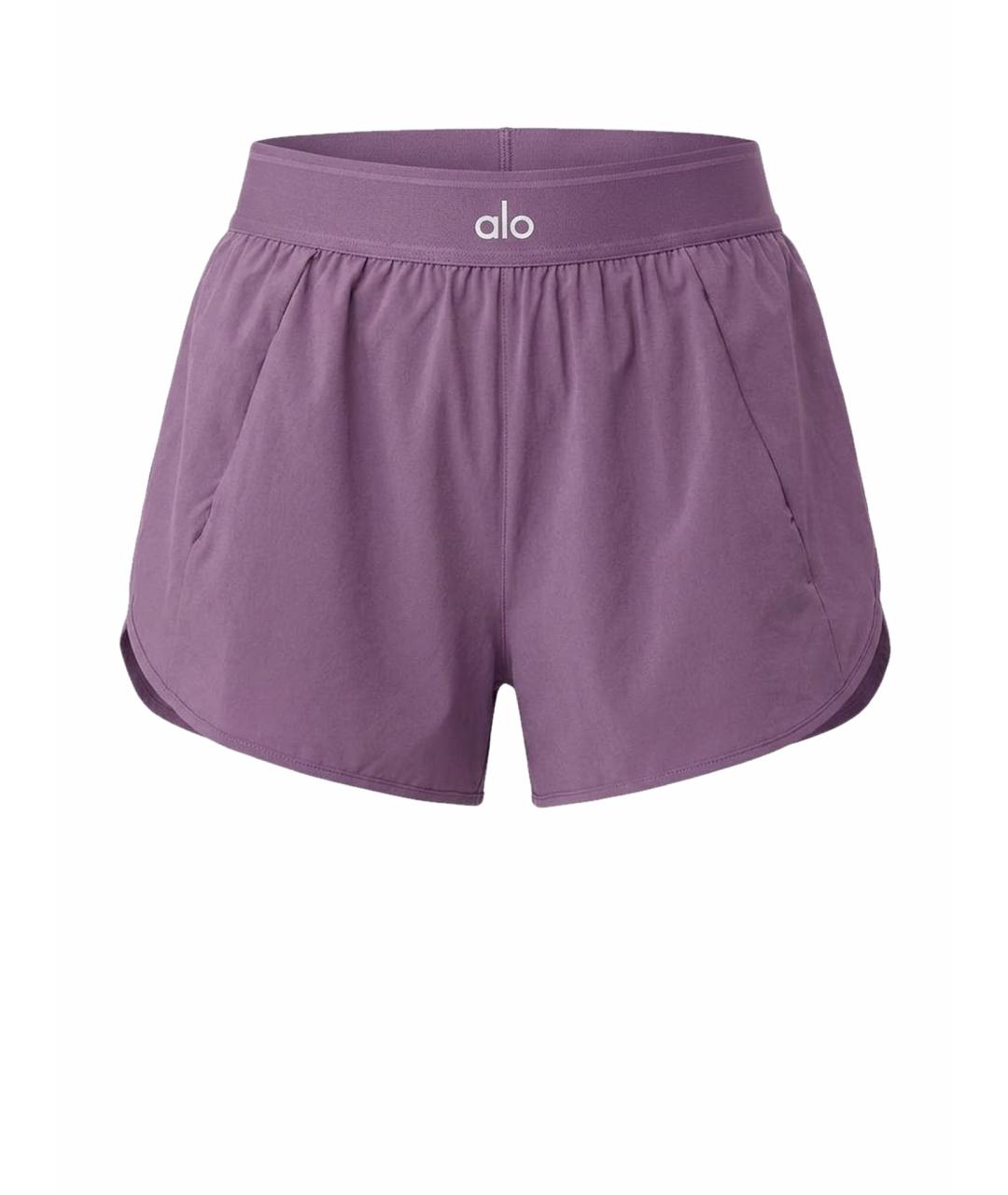ALO YOGA Фиолетовые спортивные брюки и шорты, фото 1
