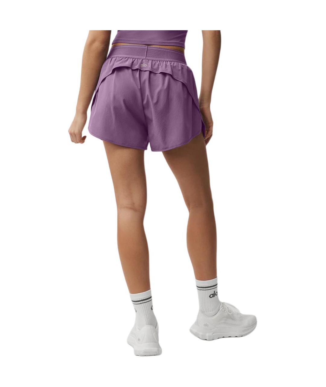 ALO YOGA Фиолетовые спортивные брюки и шорты, фото 3