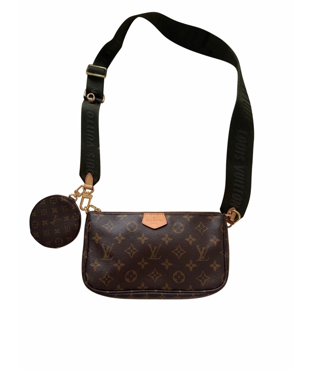 LOUIS VUITTON Коричневая сумка через плечо, фото 1