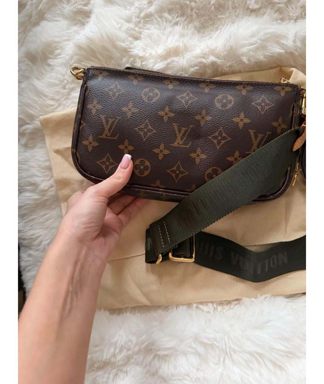 LOUIS VUITTON Коричневая сумка через плечо, фото 4