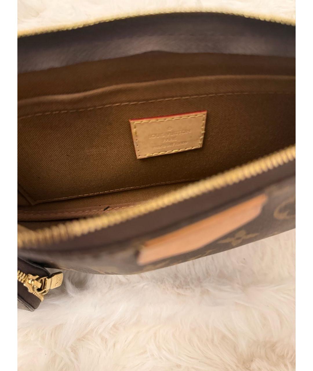LOUIS VUITTON Коричневая сумка через плечо, фото 2
