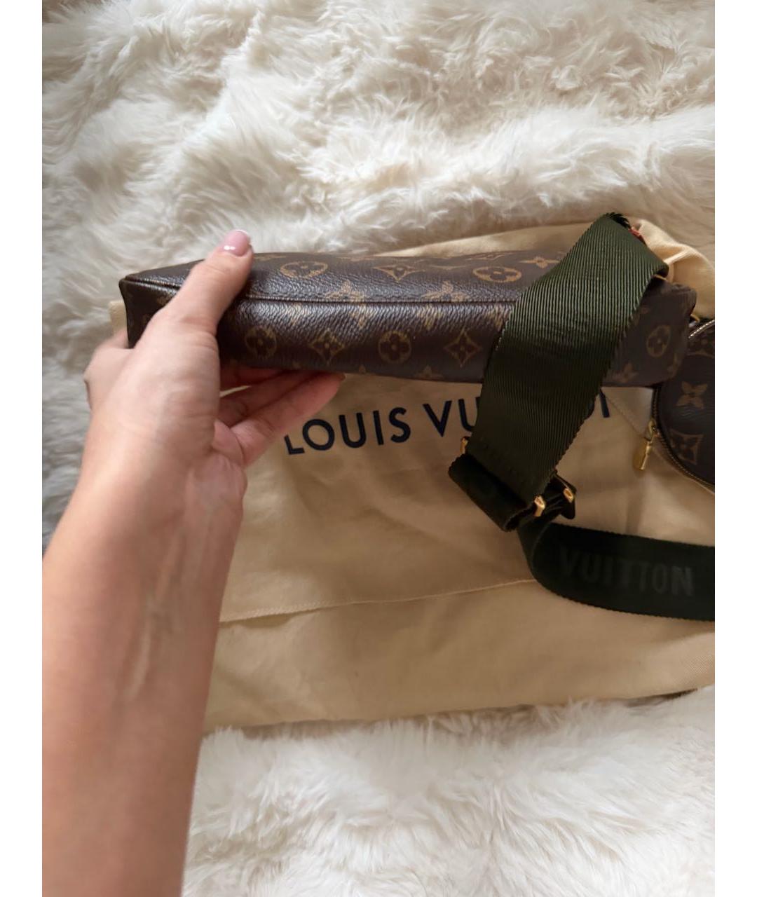 LOUIS VUITTON Коричневая сумка через плечо, фото 3